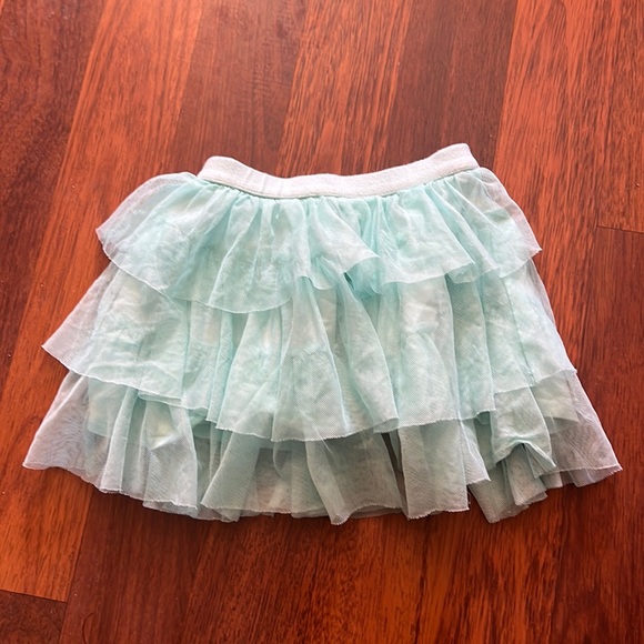 Justaucorps Gymboree Fille - Blanc Avec Jupe Tulle Multicolore - Taille 8-10 Ans